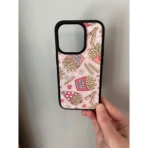 iPhone 15 Pro Case Unisex Pink Fries Before Guys Graphic Protective Cover